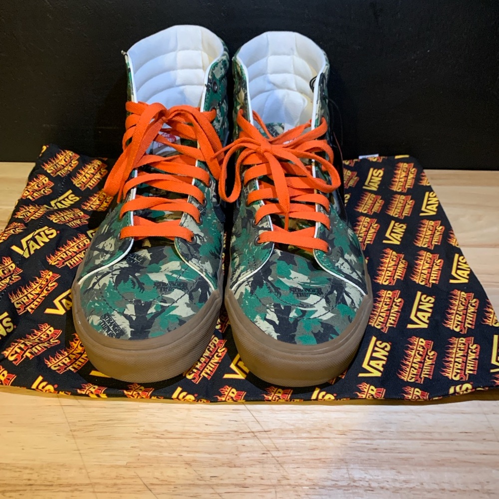 Vans x Stranger Things Camo High-Tops